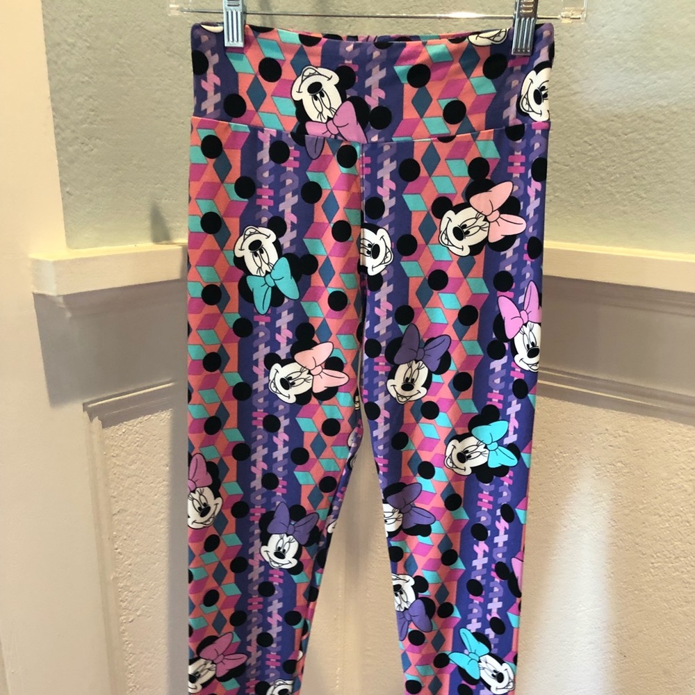 Disney MinnieMouse Lulalroe onesize (OS) leggings